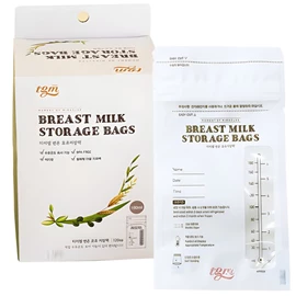 韓國tgm 感溫母乳雙拉鍊儲存袋/ 180ml 120個裝