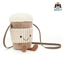 英國 JellyCat Amuseables Coffee-To-Go Bag 咖啡随行杯小袋子