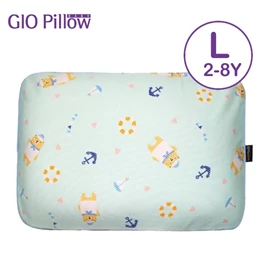 韓國Gio Pillow 超透氣護頭型 嬰兒枕頭-L碼 水手熊藍