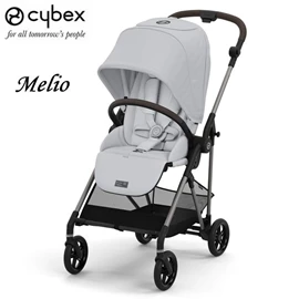 德國Cybex Melio 輕便型嬰兒手推車-Fog Grey
