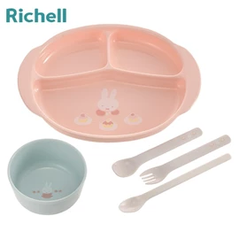 日本Richell 餐具套裝5件套/ Miffy