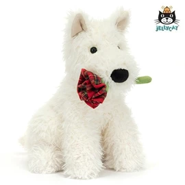 英國 JellyCat Munro Scottie Dog 'Love You' 告白蘇格蘭梗公仔