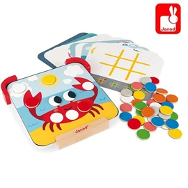 法国Janod 我在学习颜色 磁性图形板