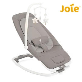 英國Joie dreamer™ 可摺式音樂震動嬰兒搖椅-Walnut Wood