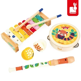 法國Janod 兒童木製樂器套裝-非洲之旅