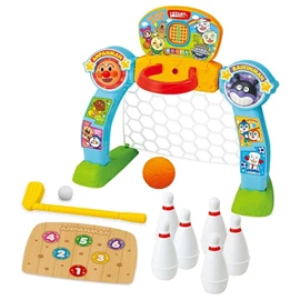 面包超人 灯光和声音挑战! 运动 DX 四合一套装