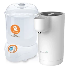 美国Ulmuka 多功能烘乾消毒煲连恒温水机套装