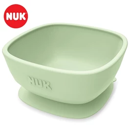 德國Nuk 矽膠吸盤碗/ 綠色