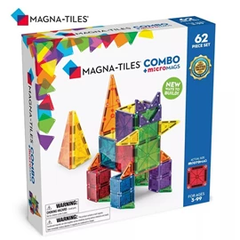 Magna-Tiles 磁力積木-MicroMAGS 組合套裝 62片