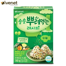 韩国Ivenet贝贝 营养拌饭紫菜芝麻碎粒/ 蔬菜味 4g x 8包