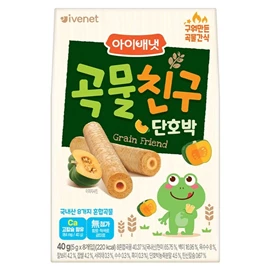 韩国Ivenet贝贝 糙米手指饼/南瓜味 5g x 8条