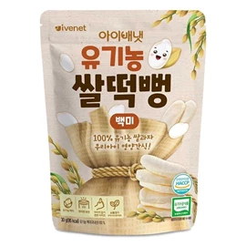 韩国Ivenet贝贝 有机营养米饼/原味 30g