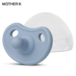 韓國Mother-K 全矽膠安撫奶嘴(附收納盒)/ 0M+ (多色選)