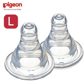 日本Pigeon 標準口徑奶嘴/ L碼 兩個裝