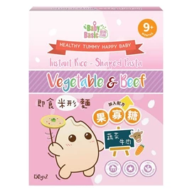 Baby Basic 宝宝百味 即食米形面/ 蔬菜牛肉 150g x 2