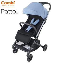 日本Combi Patto 輕量單向型手推車/ 冰藍