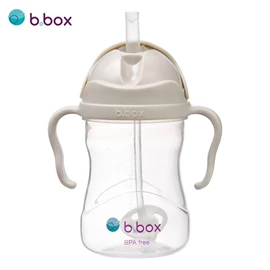 澳洲b.box 防漏吸管學飲杯/ PPSU 米褐色 240ml