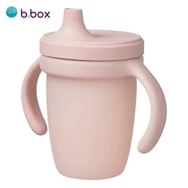 澳洲b.box 矽膠鴨嘴學飲杯/ 粉紅 240ml