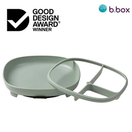 澳洲b.box 2in1 吸盤分隔餐碟/ 鼠尾草