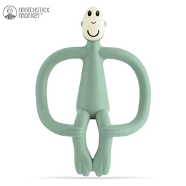 英國Matchstick Monkey 全矽膠牙刷固齒器/ 薄荷猴