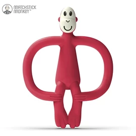 英國Matchstick Monkey 全矽膠牙刷固齒器/ 莓果猴