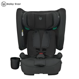 Baby Star Sereno 可折疊成長型汽車座椅/ 煙黑色