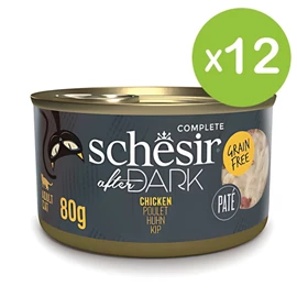 Schesir After Dark 猫主食肉酱罐-鸡肉 80g X 12罐