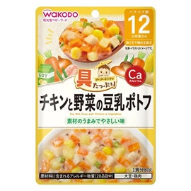 日本和光堂 便利即食餐包-鸡肉蔬菜豆乳锅 80g