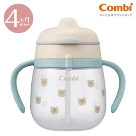 日本Combi LakuMug 學習杯(啜飲型)-小棕熊 240ml