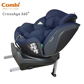 日本Combi CrossAge 360 Plus ISOFIX 成长型汽车安全座椅/ 蓝色
