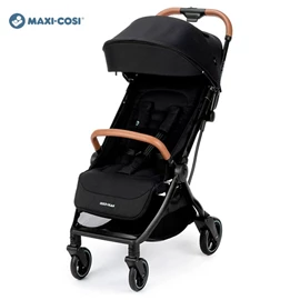 荷蘭Maxi Cosi Eva3 自動收摺手推車/ 經典黑