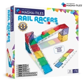 Magna-Tiles 磁力積木-賽道滑行套裝 33片