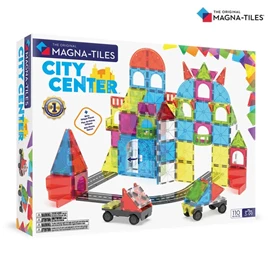 Magna-Tiles 磁力積木-城市中心套裝 110片