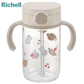 日本Richell Aqulea 吸管水杯/ Miffy 320ml